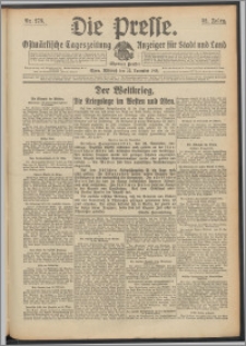 Die Presse 1914, Jg. 32, Nr. 276 Zweites Blatt, Drittes Blatt