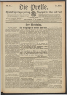 Die Presse 1914, Jg. 32, Nr. 277 Zweites Blatt