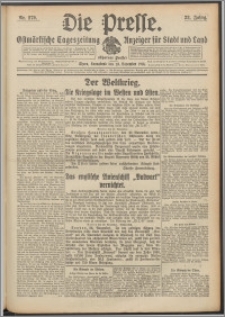 Die Presse 1914, Jg. 32, Nr. 279 Zweites Blatt, Drittes Blatt