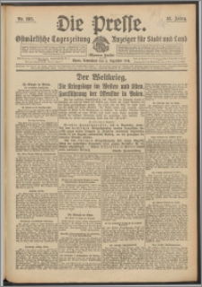 Die Presse 1914, Jg. 32, Nr. 285 Zweites Blatt