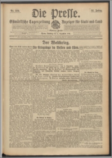 Die Presse 1914, Jg. 32, Nr. 286 Zweites Blatt