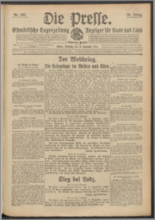 Die Presse 1914, Jg. 32, Nr. 287 Zweites Blatt
