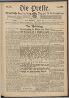 Die Presse 1914, Jg. 32, Nr. 288 Zweites Blatt