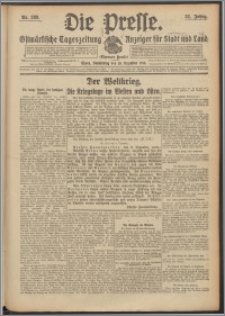 Die Presse 1914, Jg. 32, Nr. 289 Zweites Blatt