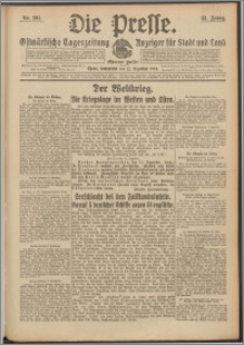 Die Presse 1914, Jg. 32, Nr. 291 Zweites Blatt