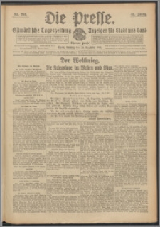Die Presse 1914, Jg. 32, Nr. 298 Zweites Blatt, Drittes Blatt, Viertes Blatt