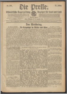 Die Presse 1914, Jg. 32, Nr. 300 Zweites Blatt, Drittes Blatt