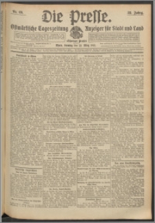 Die Presse 1914, Jg. 32, Nr. 69 Zweites Blatt, Drittes Blatt, Viertes Blatt, Fünftes Blatt