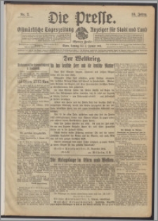 Die Presse 1915, Jg. 33, Nr. 2 Zweites Blatt, Drittes Blatt