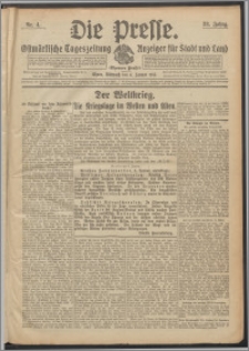 Die Presse 1915, Jg. 33, Nr. 4