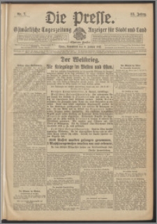 Die Presse 1915, Jg. 33, Nr. 7 Zweites Blatt