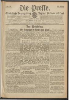 Die Presse 1915, Jg. 33, Nr. 10 Zweites Blatt