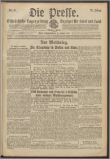Die Presse 1915, Jg. 33, Nr. 11 Zweites Blatt