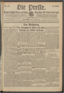 Die Presse 1915, Jg. 33, Nr. 16 Zweites Blatt