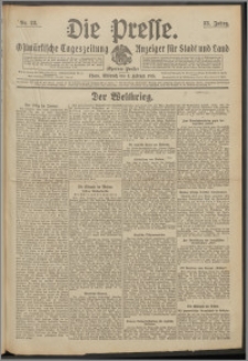 Die Presse 1915, Jg. 33, Nr. 28 Zweites Blatt