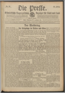 Die Presse 1915, Jg. 33, Nr. 29 Zweites Blatt, Drittes Blatt
