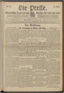 Die Presse 1915, Jg. 33, Nr. 40 Zweites Blatt, Drittes Blatt