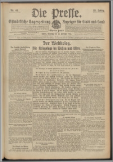 Die Presse 1915, Jg. 33, Nr. 44 Zweites Blatt, Drittes Blatt