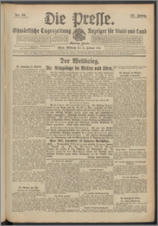 Die Presse 1915, Jg. 33, Nr. 46 Zweites Blatt