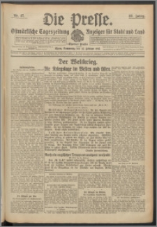 Die Presse 1915, Jg. 33, Nr. 47 Zweites Blatt