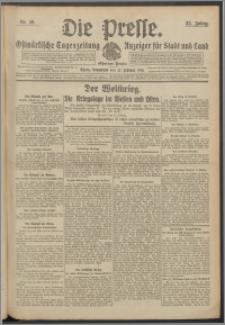 Die Presse 1915, Jg. 33, Nr. 49 Zweites Blatt