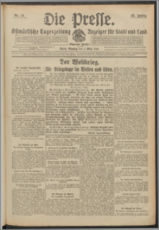 Die Presse 1915, Jg. 33, Nr. 51 Zweites Blatt