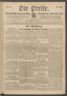 Die Presse 1915, Jg. 33, Nr. 64 Zweites Blatt