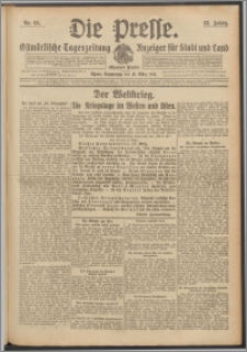 Die Presse 1915, Jg. 33, Nr. 65 Zweites Blatt