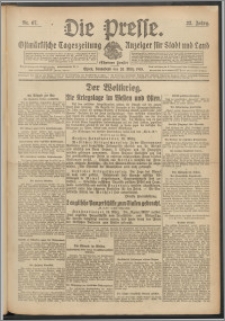 Die Presse 1915, Jg. 33, Nr. 67 Zweites Blatt