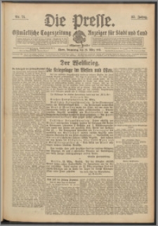 Die Presse 1915, Jg. 33, Nr. 71 Zweites Blatt