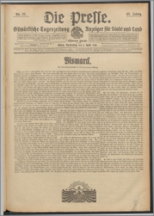 Die Presse 1915, Jg. 33, Nr. 77 Zweites Blatt, Drittes Blatt