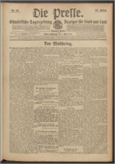 Die Presse 1915, Jg. 33, Nr. 80 Zweites Blatt, Drittes Blatt