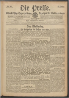 Die Presse 1915, Jg. 33, Nr. 83 Zweites Blatt