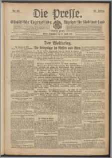 Die Presse 1915, Jg. 33, Nr. 89 Zweites Blatt
