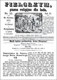 Pielgrzym, pismo religijne dla ludu 1872 nr 52