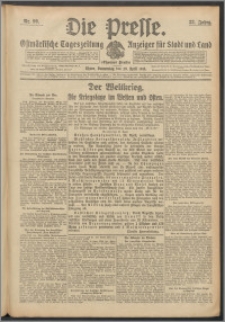 Die Presse 1915, Jg. 33, Nr. 99 Zweites Blatt