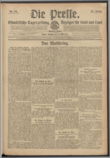 Die Presse 1915, Jg. 33, Nr. 113 Zweites Blatt, Drittes Blatt, Viertes Blatt