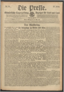 Die Presse 1915, Jg. 33, Nr. 115 Zweites Blatt