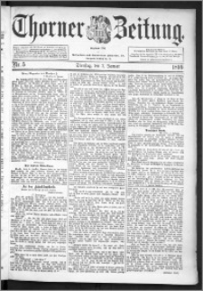 Thorner Zeitung 1896, Nr. 5