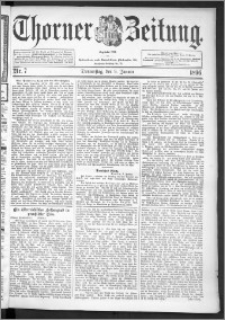 Thorner Zeitung 1896, Nr. 7