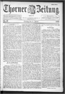 Thorner Zeitung 1896, Nr. 10 Erstes Blatt
