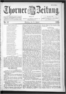 Thorner Zeitung 1896, Nr. 22 Erstes Blatt