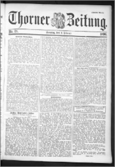 Thorner Zeitung 1896, Nr. 28 Zweites Blatt