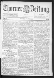 Thorner Zeitung 1896, Nr. 31