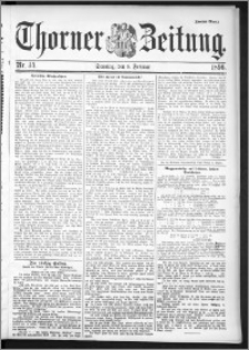 Thorner Zeitung 1896, Nr. 34 Zweites Blatt
