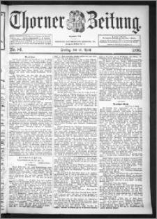 Thorner Zeitung 1896, Nr. 84