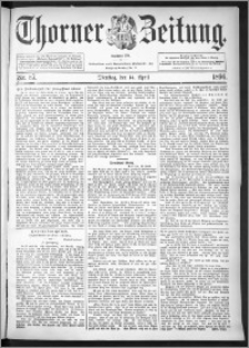 Thorner Zeitung 1896, Nr. 87