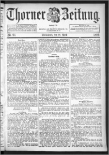 Thorner Zeitung 1896, Nr. 91