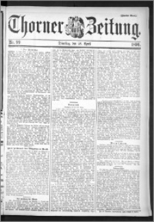 Thorner Zeitung 1896, Nr. 99 Zweites Blatt