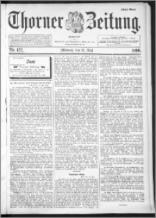 Thorner Zeitung 1896, Nr. 122 Erstes Blatt